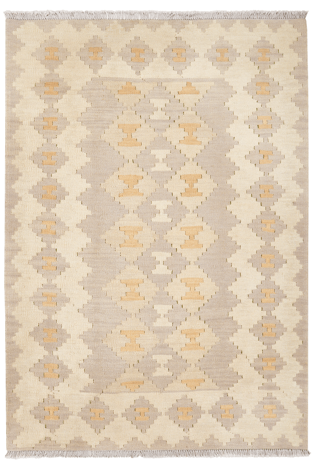 Kelim Gashgai · Tissé main – Gris, 170x120 cm
