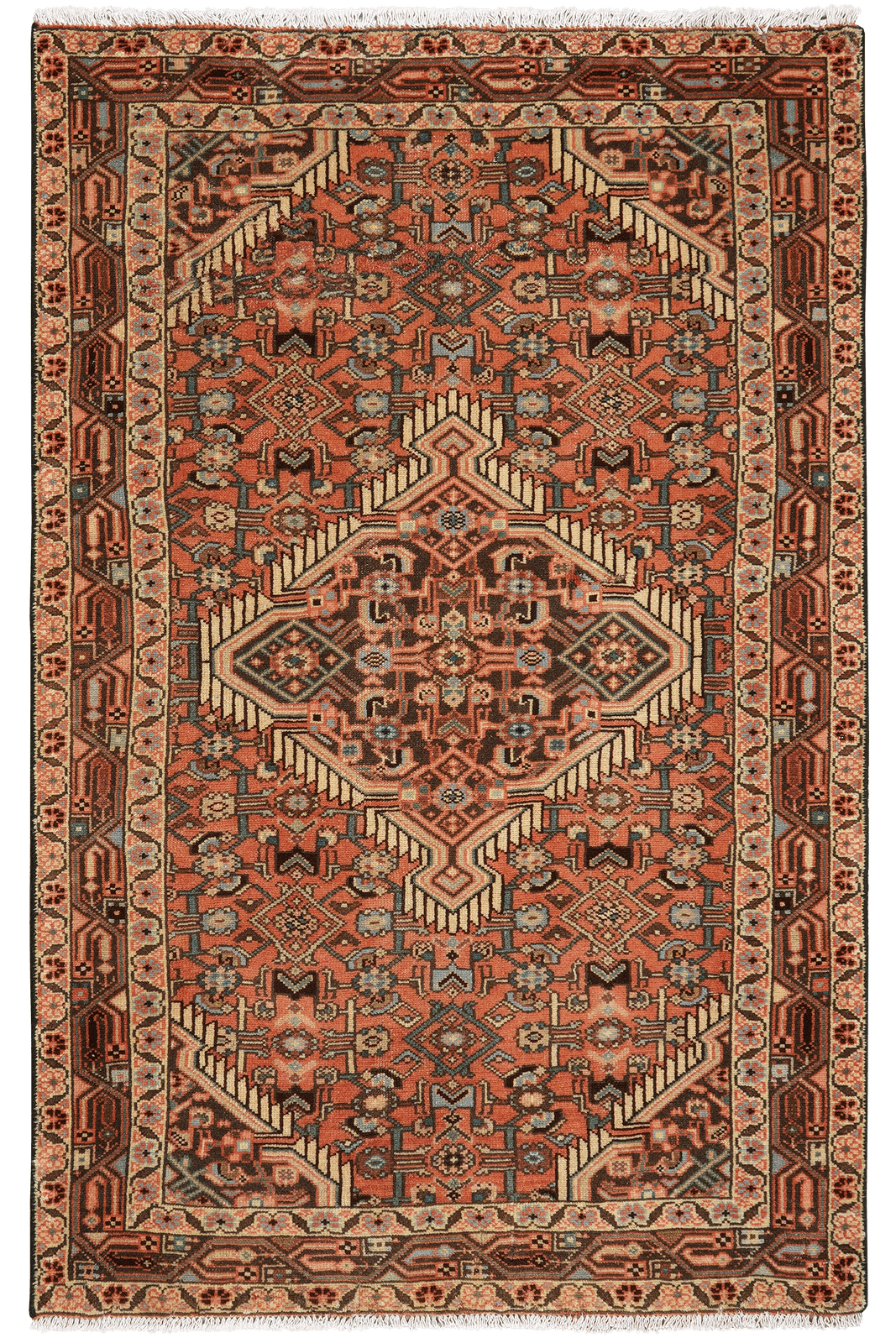 Heritage — Hand-knotted, 83x130 cm, Red, 100% Virgin Wool | Main view
