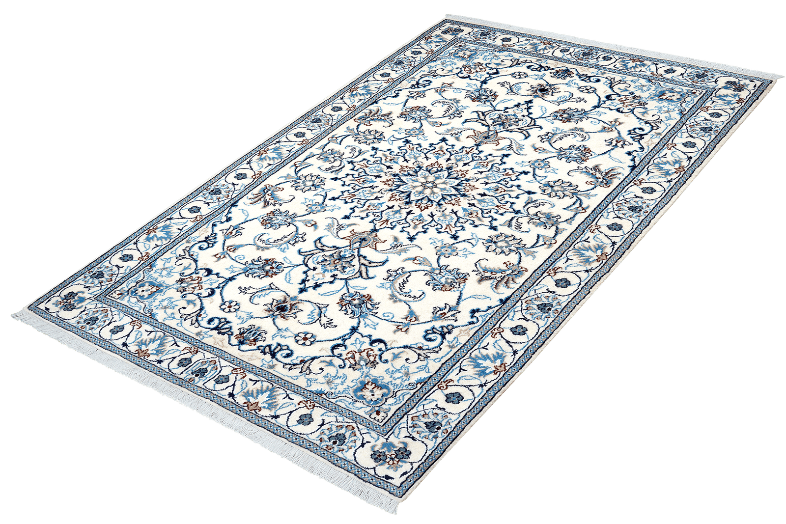 Nain 12La — Hand-knotted, 119x195 cm, Beige, 100% Virgin Wool | View 5