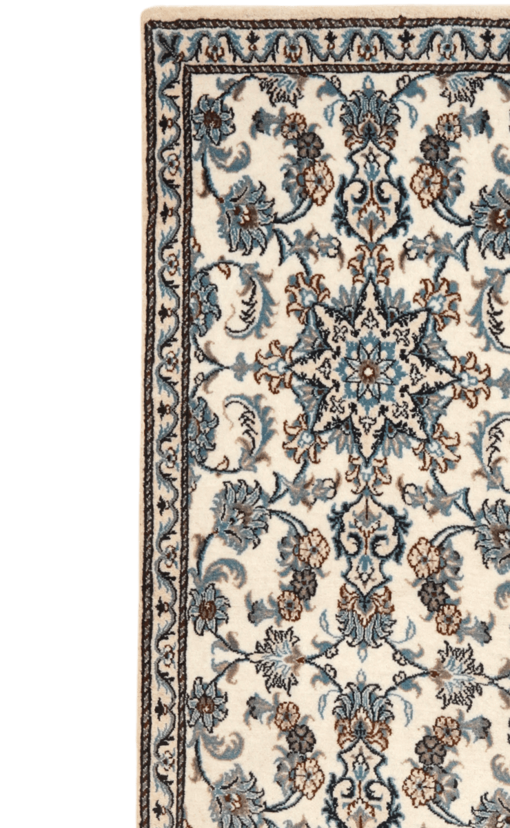 Nain 12La — Hand-knotted, 77x305 cm, Beige, 100% Virgin Wool | View 3