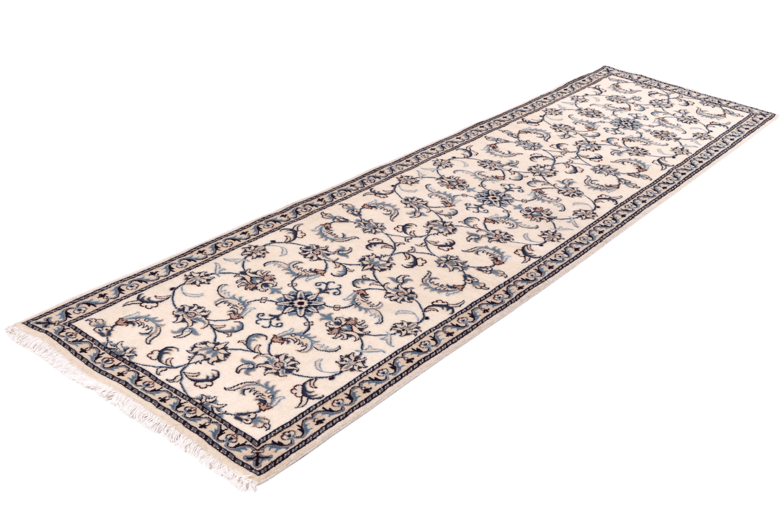 Nain 12La — Hand-knotted, 78x285 cm, Beige, 100% Virgin Wool | View 6