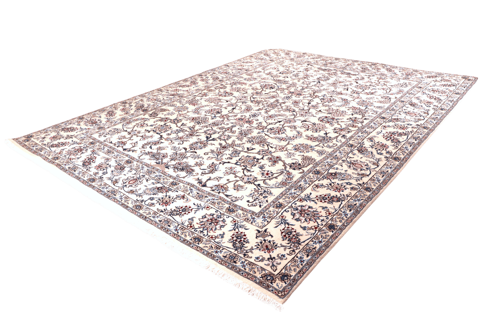 Nain 12La — Hand-knotted, 245x350 cm, Beige, 100% Virgin Wool | View 6