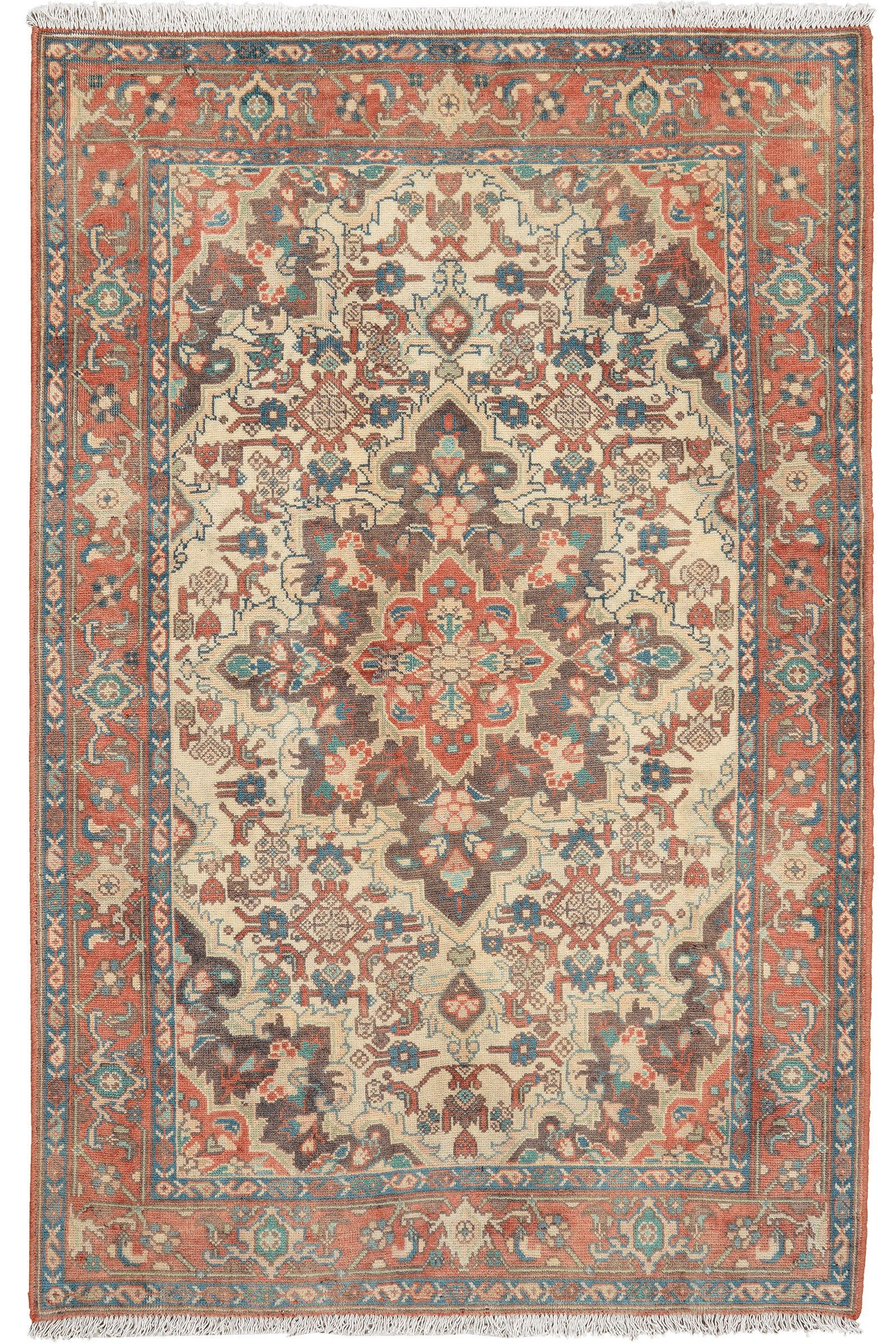 Heritage — Hand-knotted, 98x154 cm, Beige, 100% Virgin Wool | Main view
