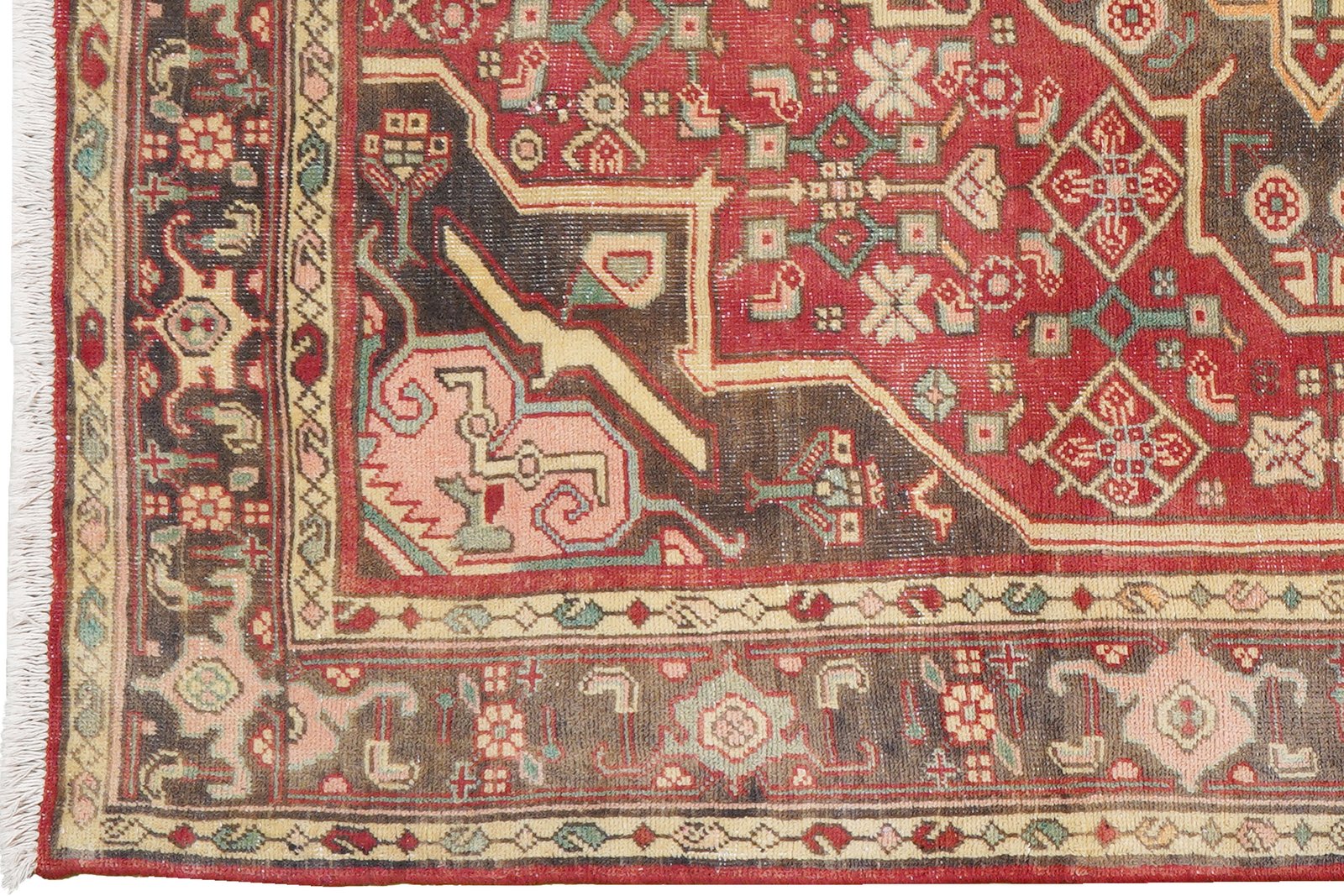 Heritage — Hand-knotted, 106x156 cm, Red, 100% Virgin Wool | View 3