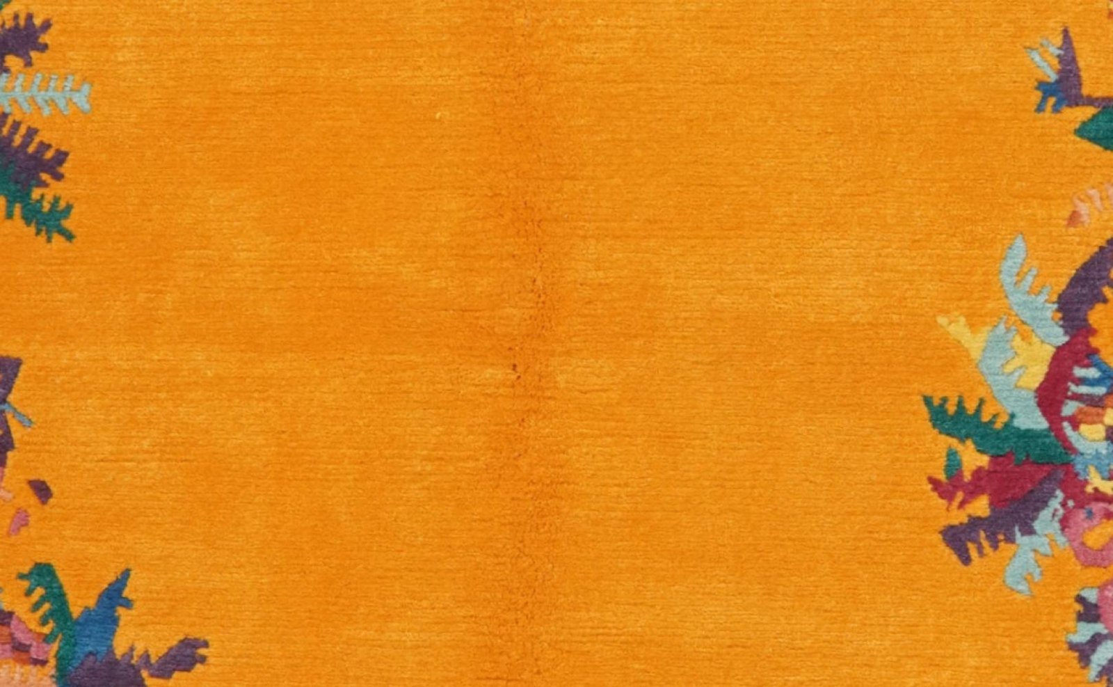 Nepal Sita — Hand-knotted, 120x180 cm, Orange, 100% Virgin Wool | View 4