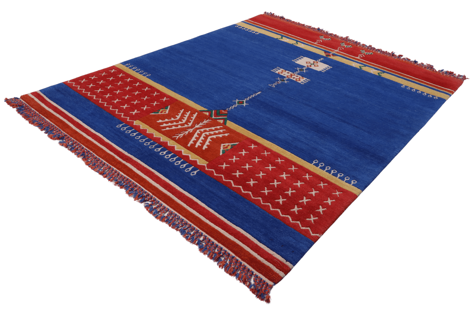 Nepal — Hand-knotted, 170x240 cm, Blue, 100% Virgin Wool | View 6