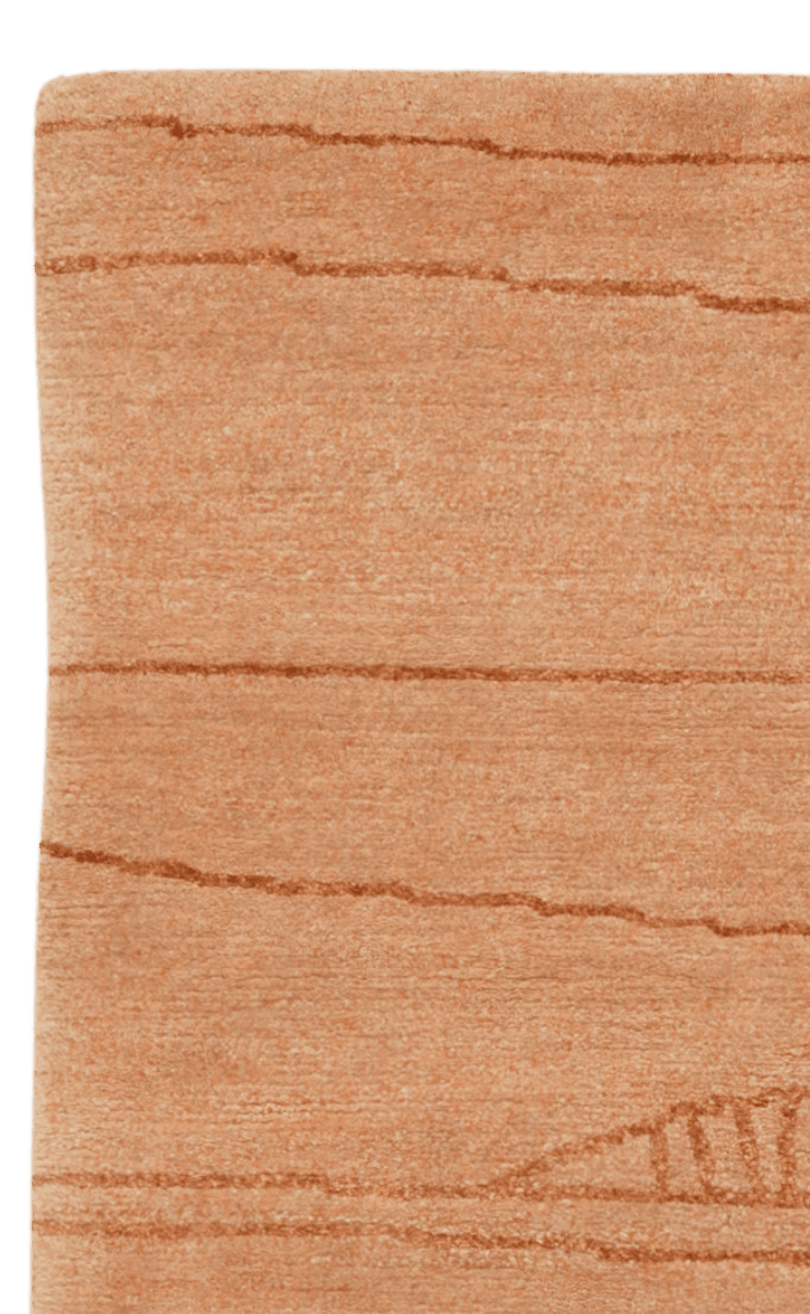 Nepal Deepa — Hand-knotted, 122x187 cm, Beige, 100% Virgin Wool | View 3