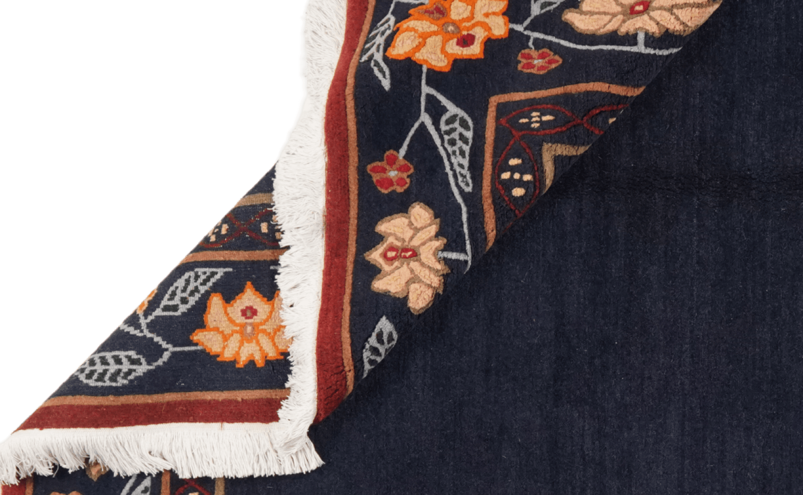 Nepal Kavita — Hand-knotted, 141x198 cm, Blue, 100% Virgin Wool | View 5
