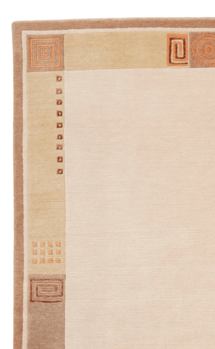 Nepal Roshni — Hand-knotted, 143x199 cm, Beige, 100% Virgin Wool | View 3
