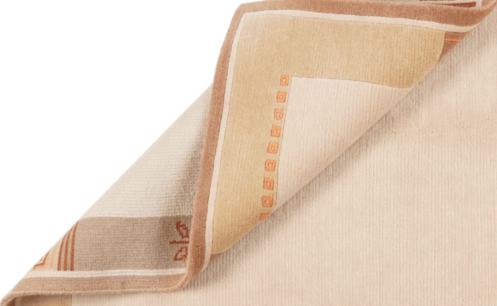 Nepal Roshni — Hand-knotted, 143x199 cm, Beige, 100% Virgin Wool | View 5