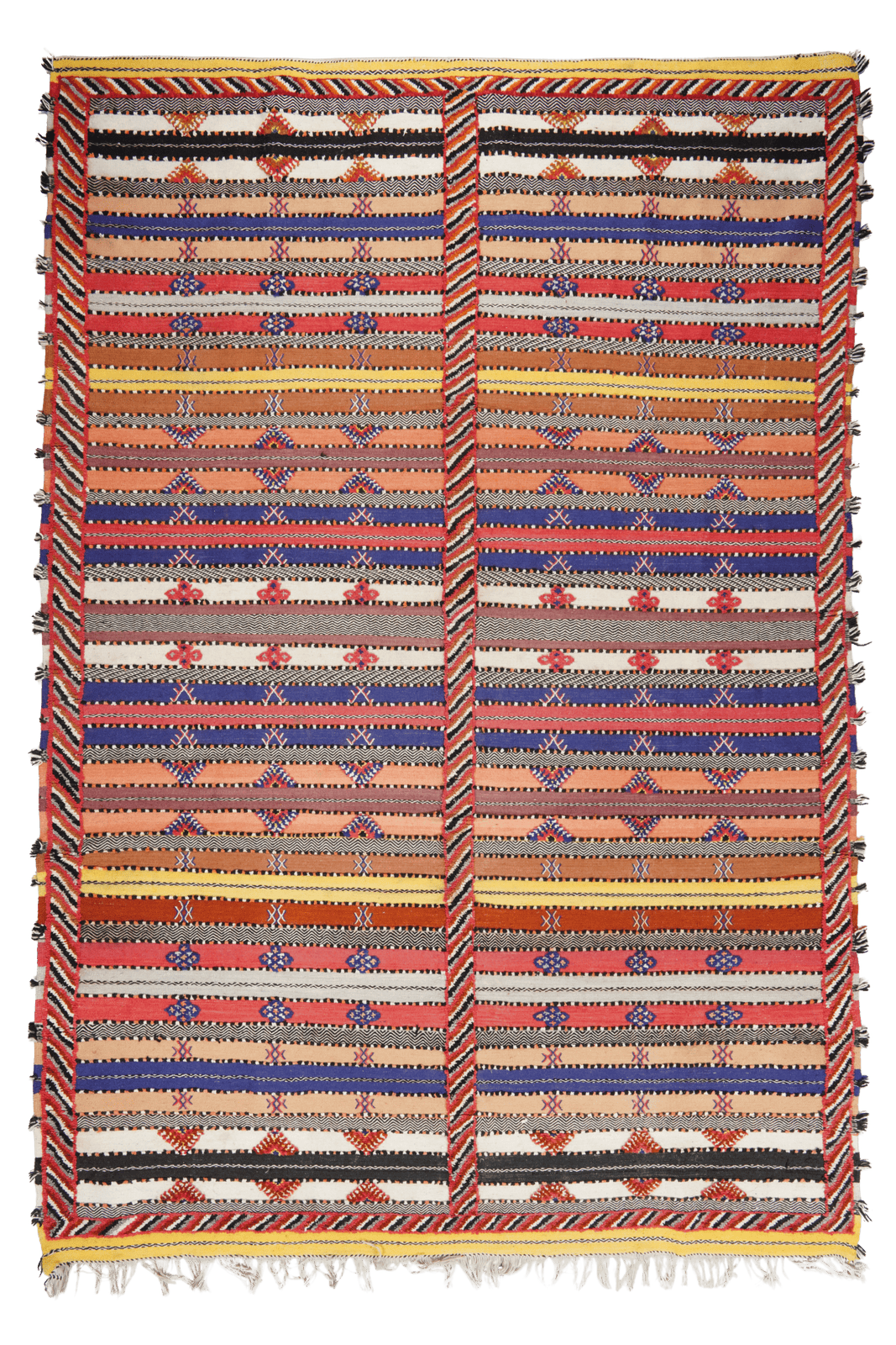 Marokko — Hand-knotted, 220x325 cm, Multicolor, 100% Virgin Wool | Main view