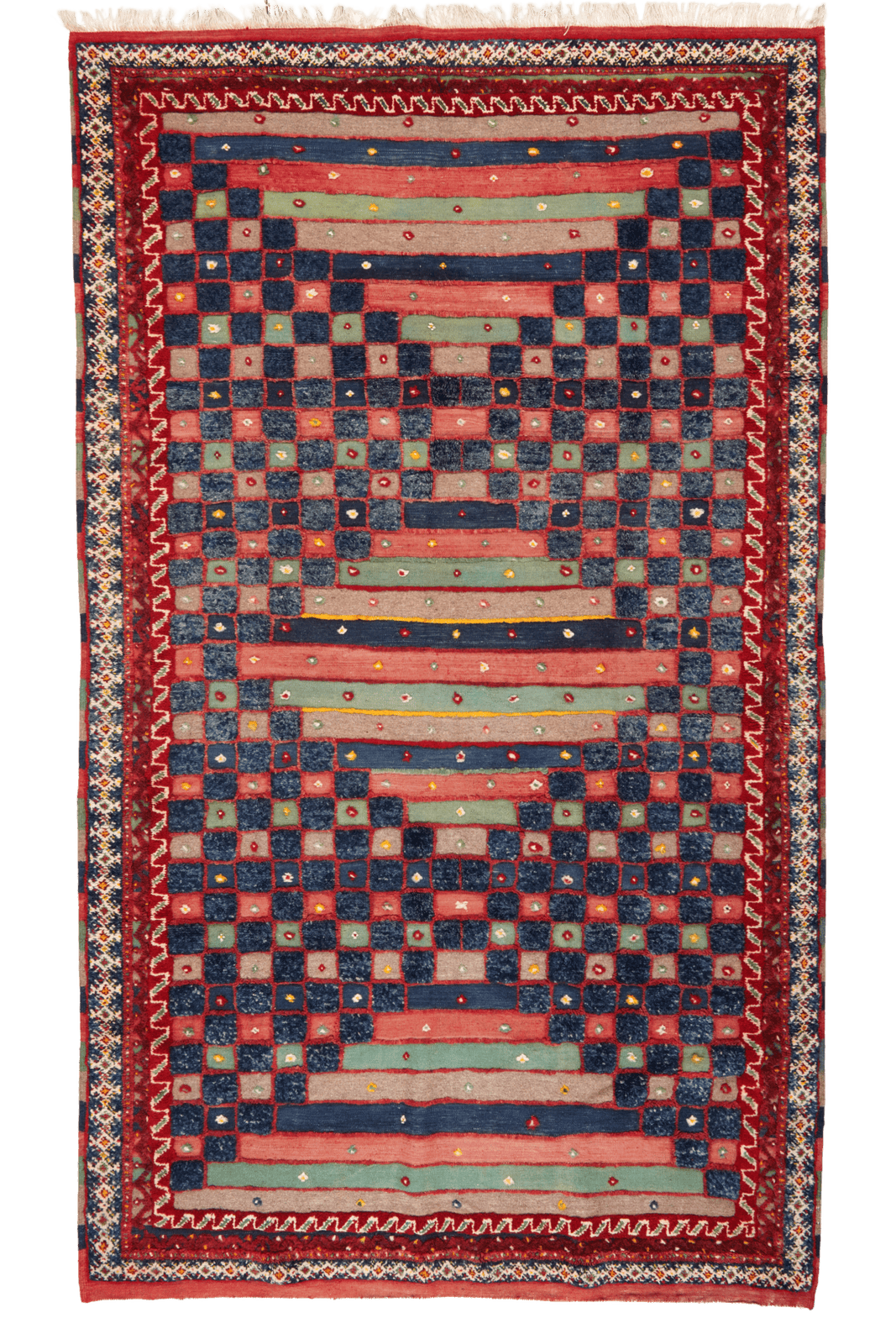 Marokko — Hand-knotted, 165x275 cm, Multicolor, 100% Virgin Wool | Main view