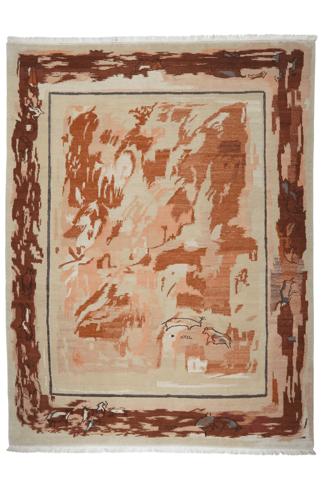 Nepal Radha — Hand-knotted, 210x290 cm, Multicolor, 100% Virgin Wool | Main view