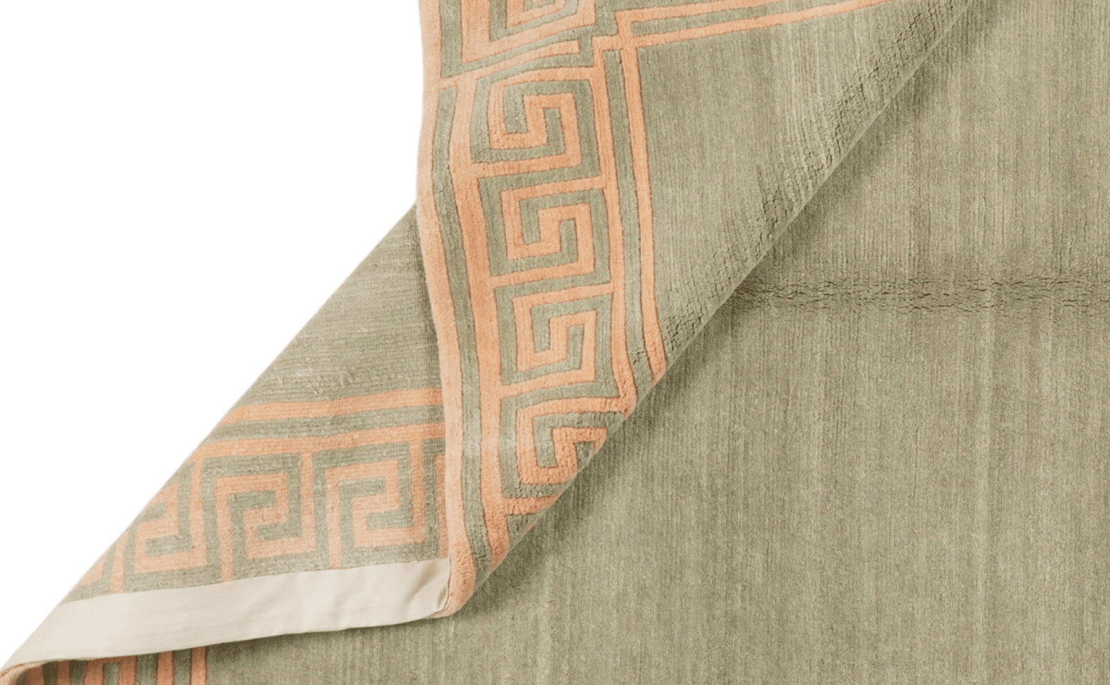 Nepal Mara — Hand-knotted, 150x202 cm, Green, 100% Virgin Wool | View 5