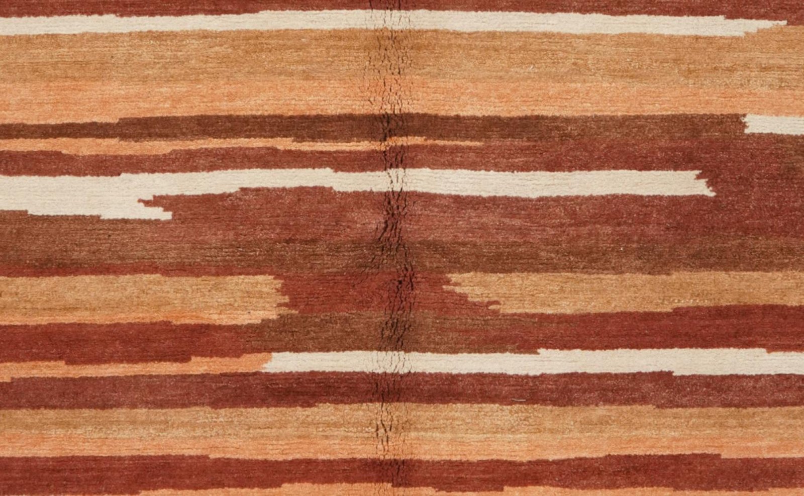 Nepal Lila — Hand-knotted, 172x241 cm, Brown, 100% Virgin Wool | View 4