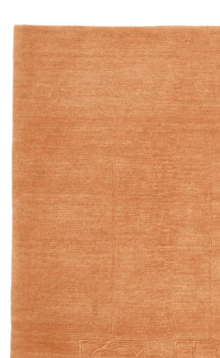 Nepal Manju — Hand-knotted, 159x208 cm, Brown, 100% Virgin Wool | View 3