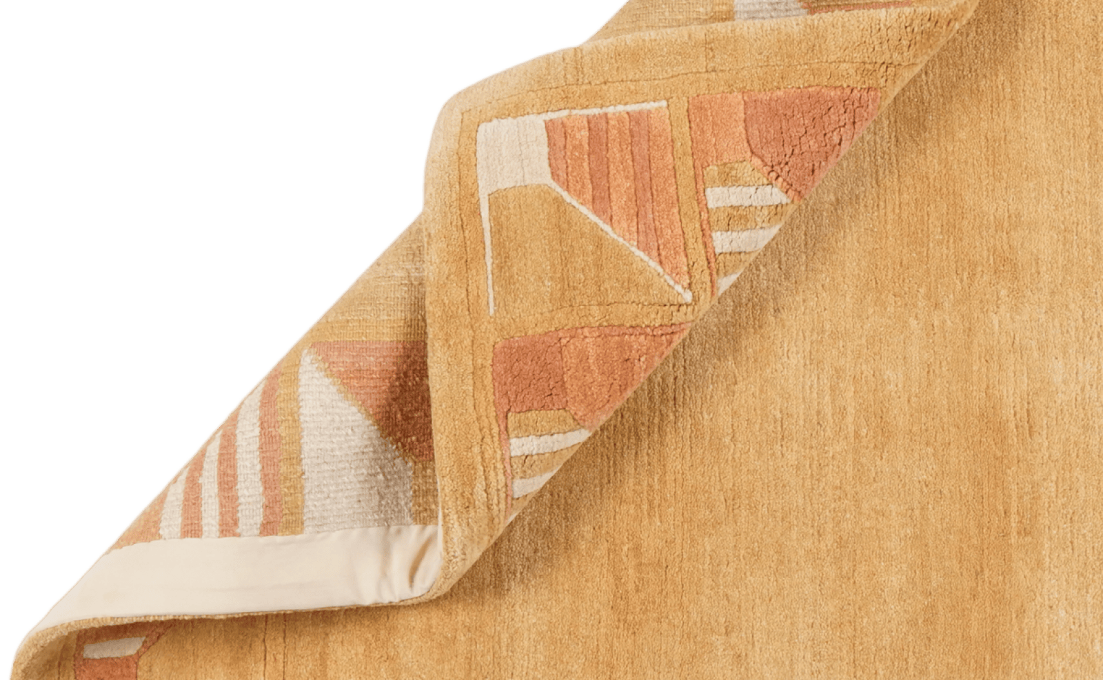 Nepal — Hand-knotted, 120x180 cm, Yellow, 100% Virgin Wool | View 5