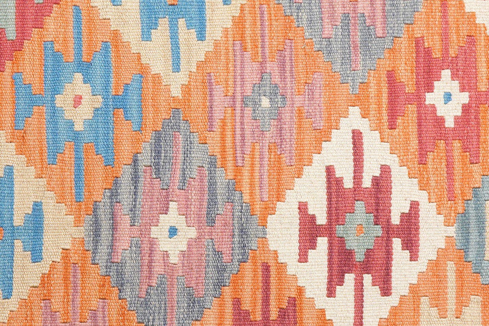 Kelim Gashgai — Handgefertigt, 240x171 cm, Beige, 100% Virgin Wool | View 6