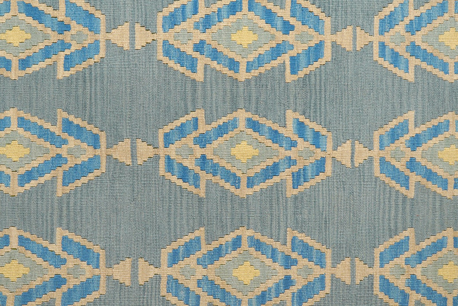 Kelim Gashgai — Handmade, 176x241 cm, Green, 100% Virgin Wool | View 5