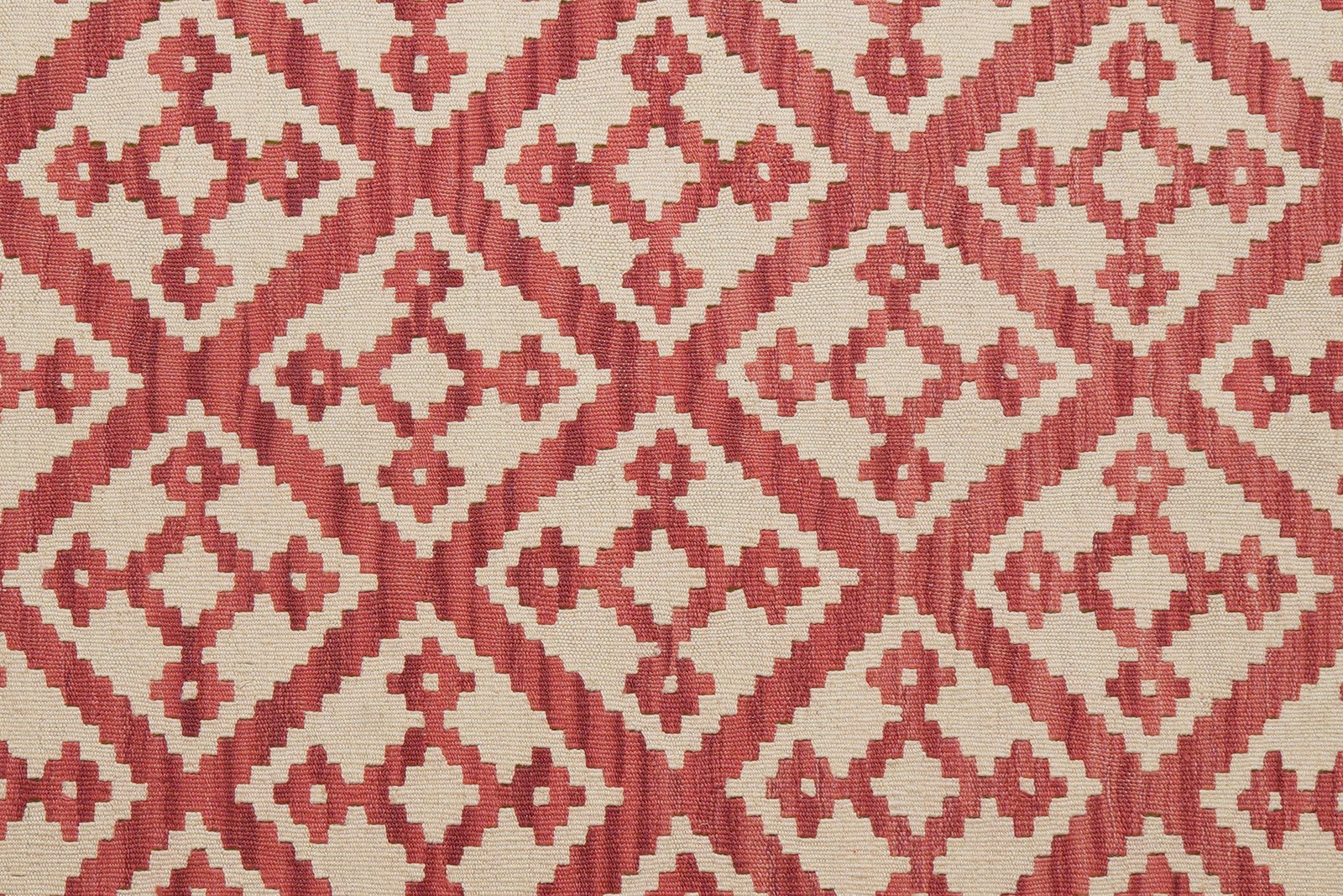 Kelim Gashgai — Handmade, 174x251 cm, Red, 100% Virgin Wool | View 5