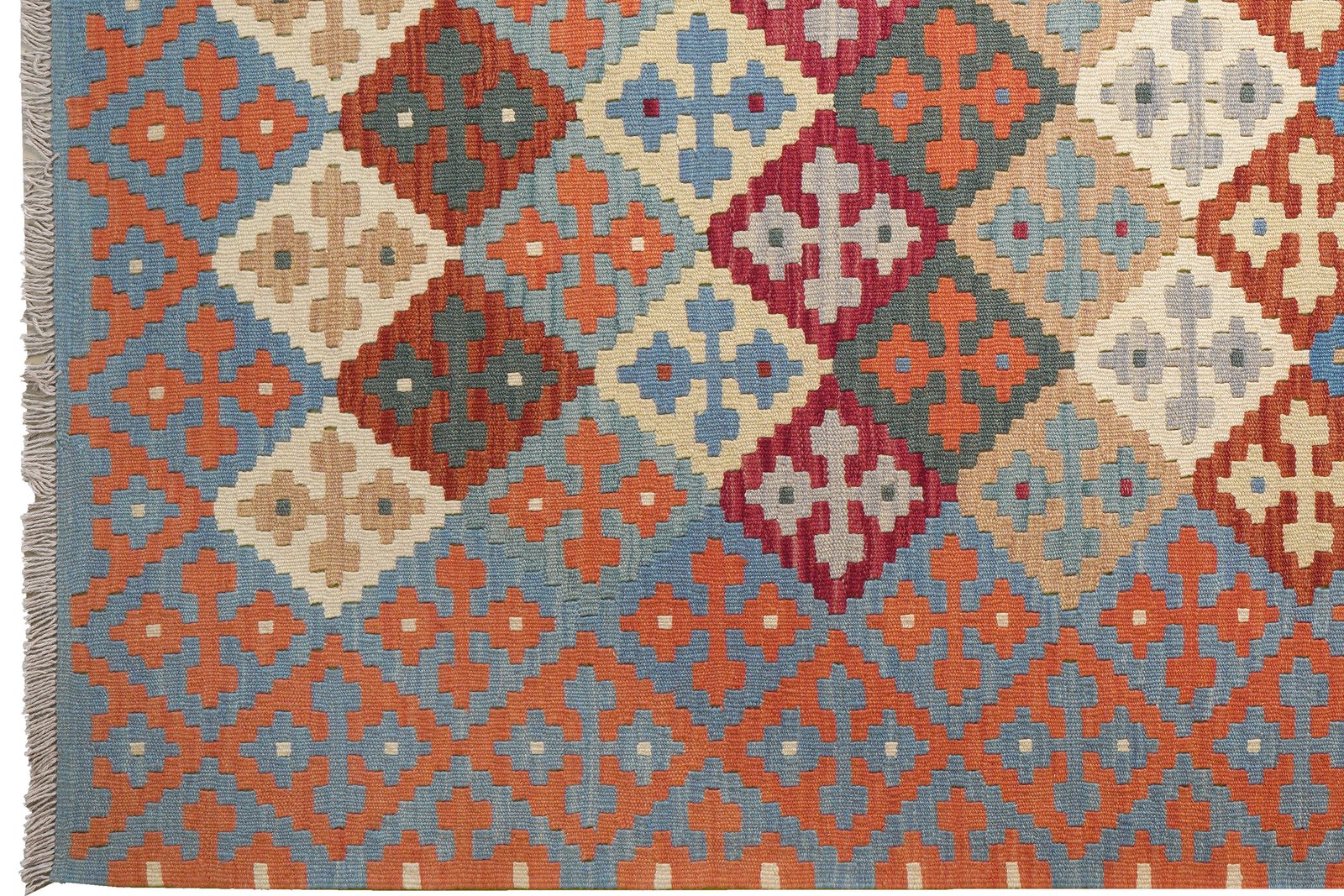 Kelim Gashgai — Handmade, 180x246 cm, Multicolor, 100% Virgin Wool | View 3