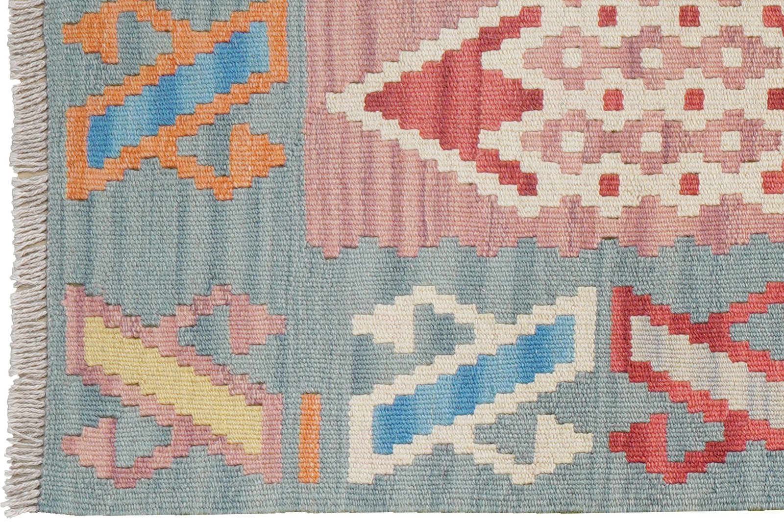 Kelim Gashgai — Handmade, 62x196 cm, Multicolor, 100% Virgin Wool | View 3