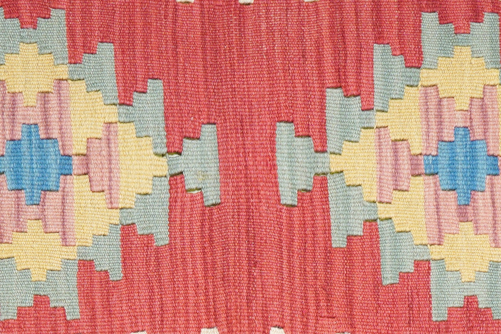 Kelim Gashgai — Handgefertigt, 194x57 cm, Beige, 100% Virgin Wool | View 6