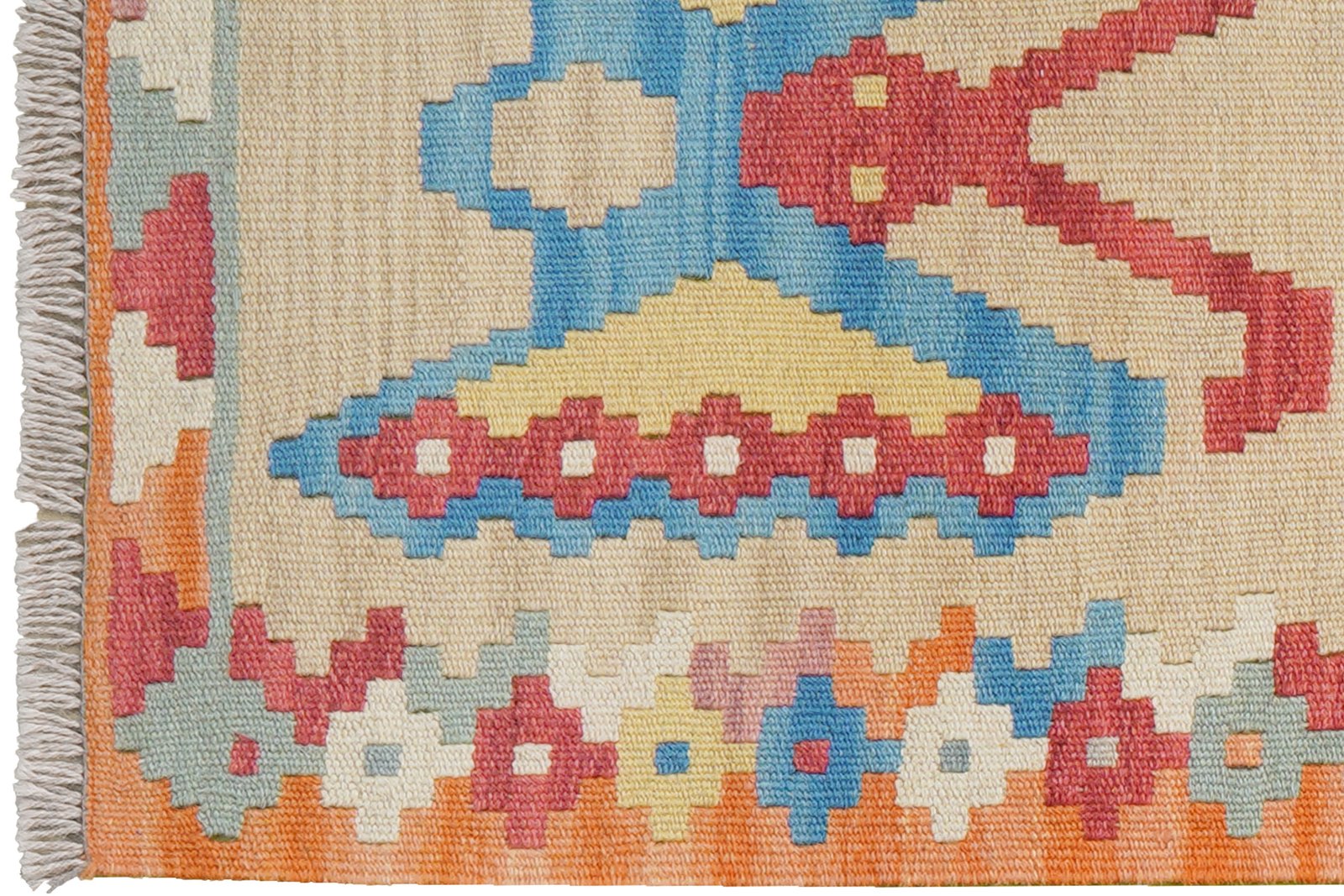 Kelim Gashgai — Handmade, 60x197 cm, Multicolor, 100% Virgin Wool | View 3