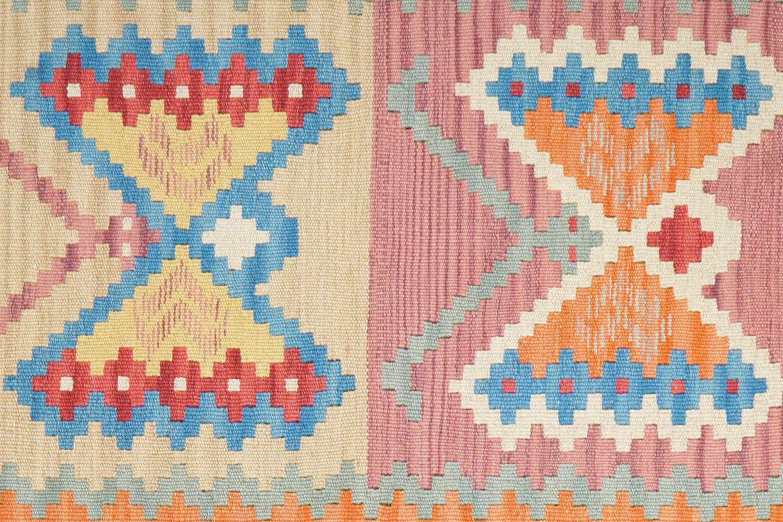 Kelim Gashgai — Handmade, 62x205 cm, Multicolor, 100% Virgin Wool | View 5
