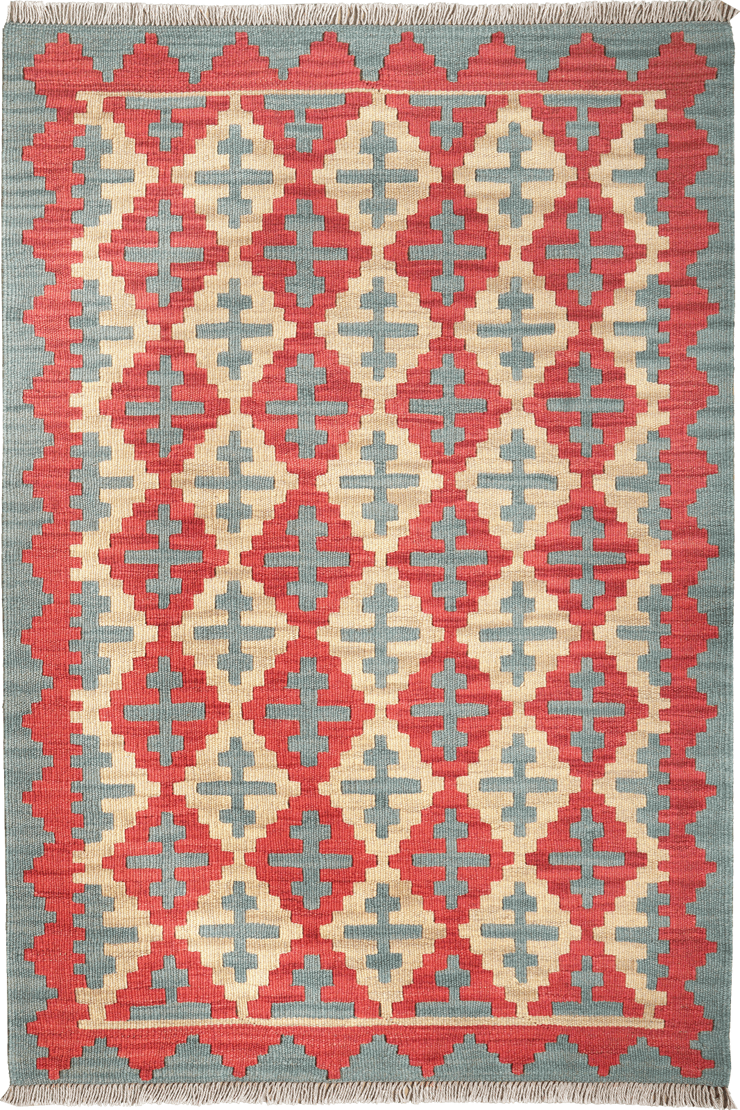 Kelim Gashgai — Handmade, 103x152 cm, Multicolor, 100% Virgin Wool | Main view