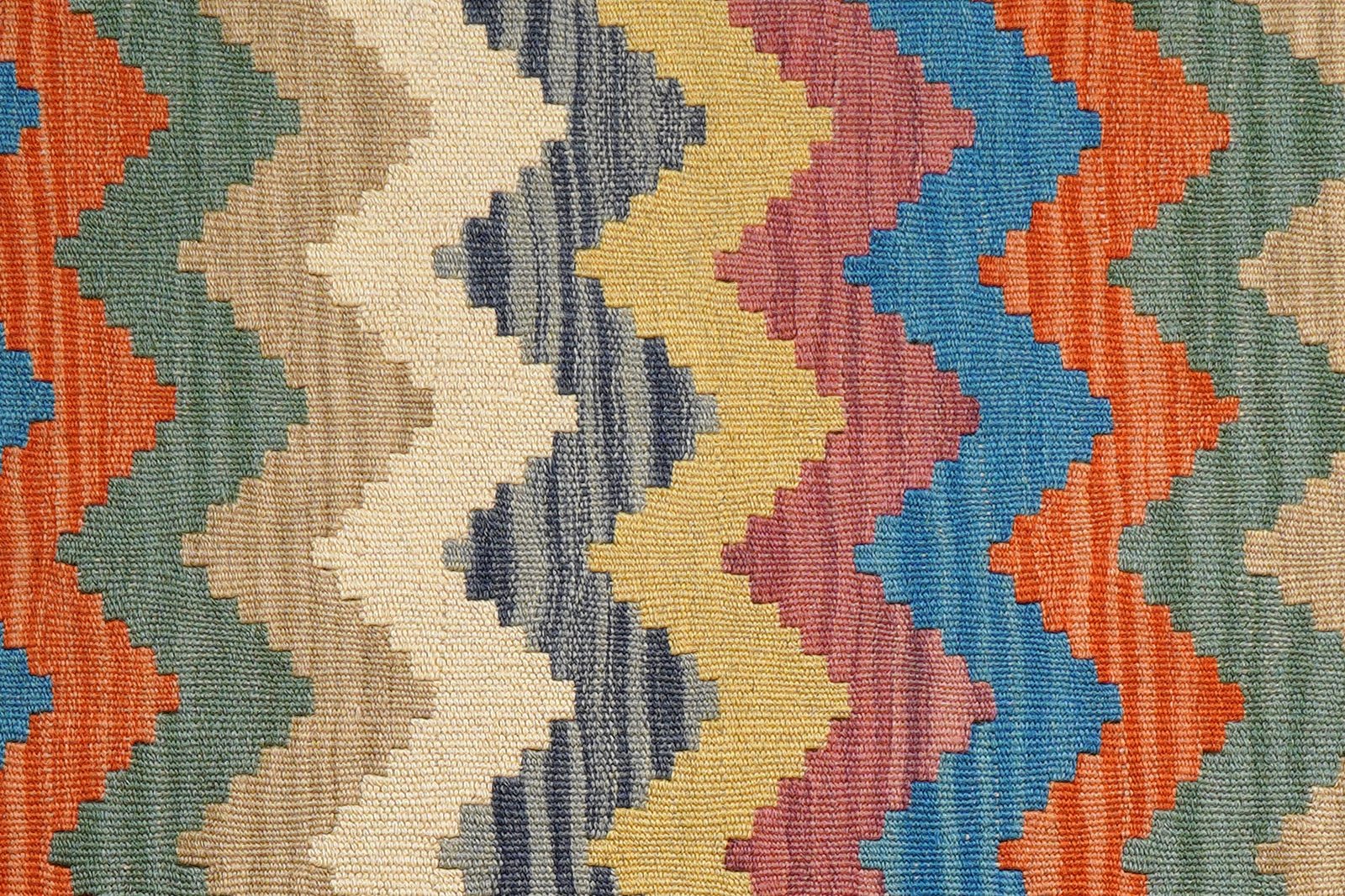 Kelim Gashgai — Handmade, 103x154 cm, Multicolor, 100% Virgin Wool | View 5