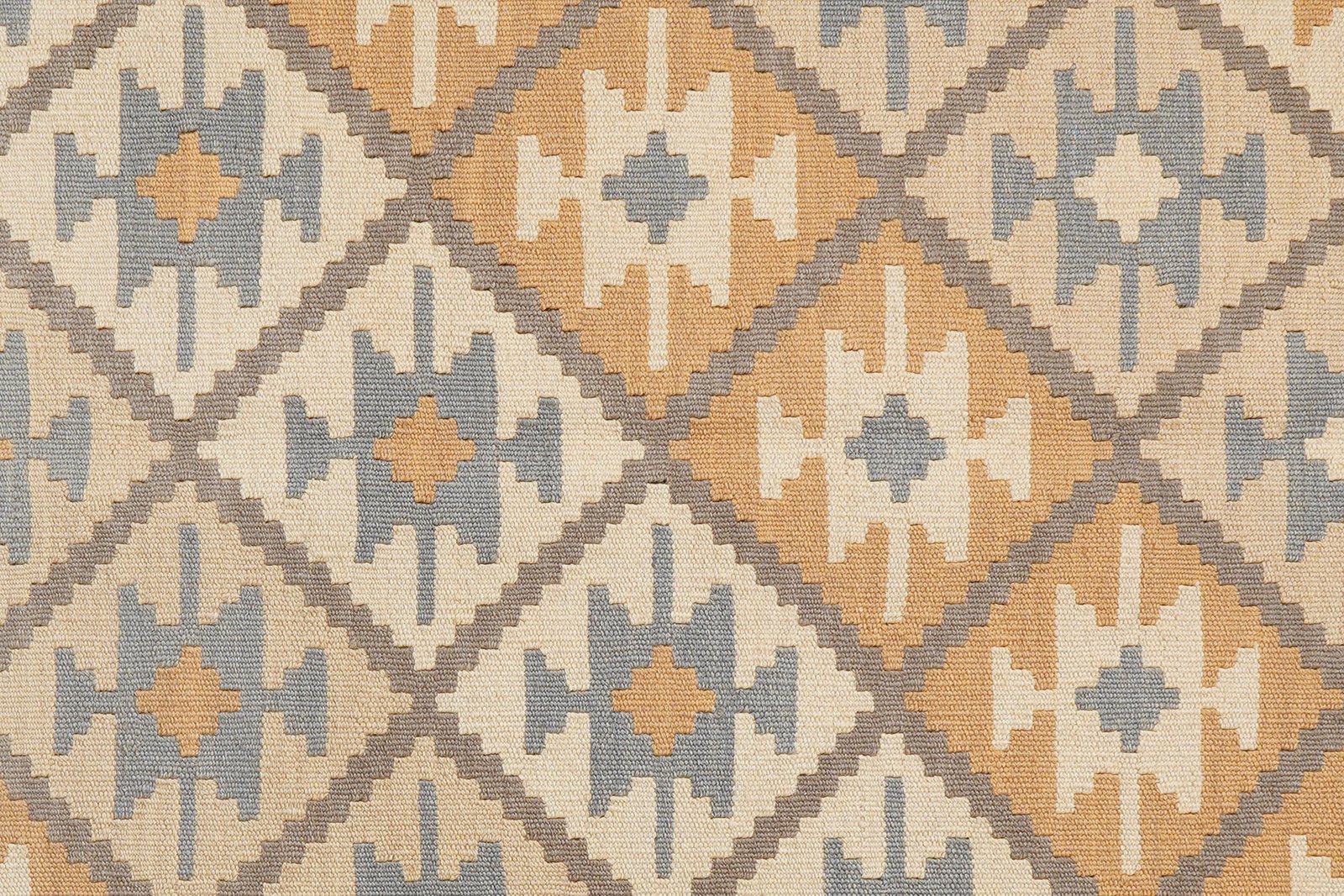 Kelim Gashgai — Handmade, 123x174 cm, Grey, 100% Virgin Wool | View 5