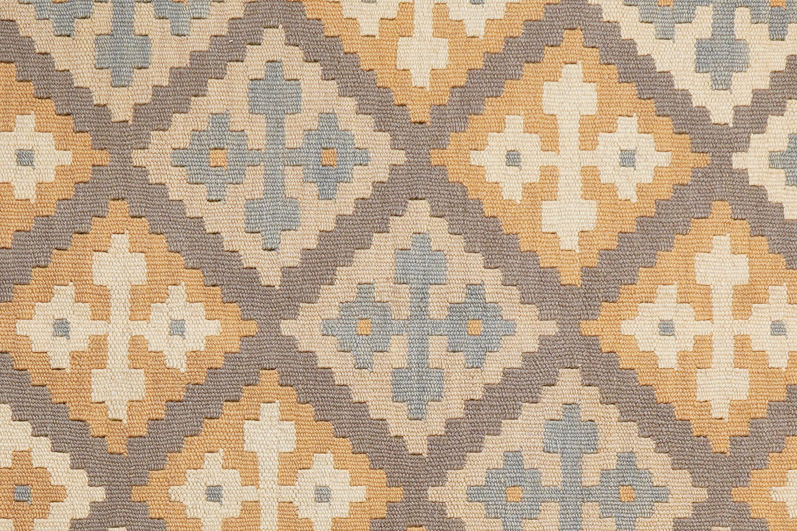 Kelim Gashgai — Handmade, 122x188 cm, Grey, 100% Virgin Wool | View 5