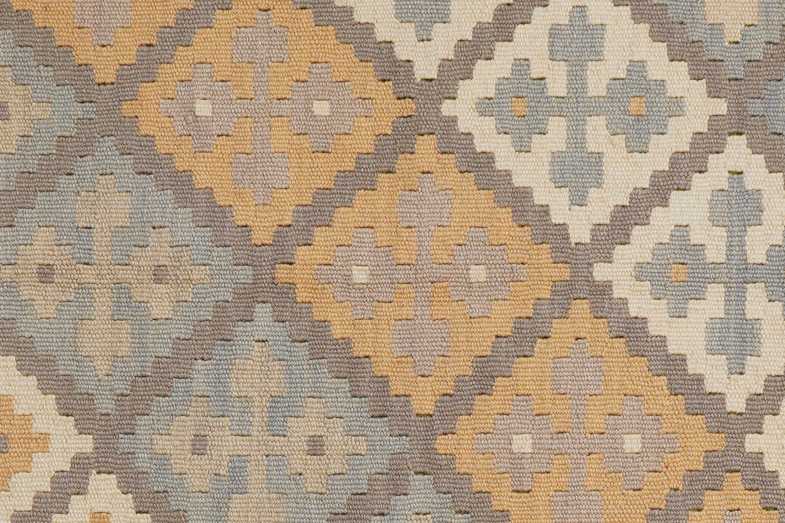 Kelim Gashgai — Handmade, 122x176 cm, Grey, 100% Virgin Wool | View 5