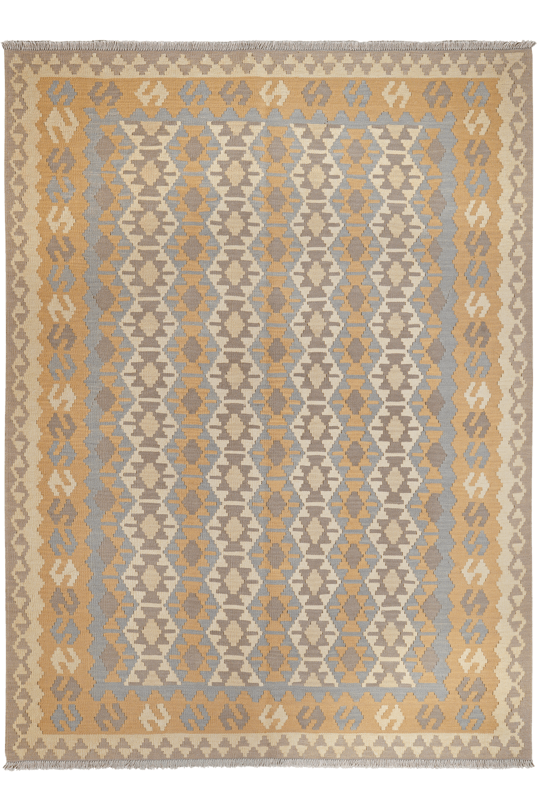 Kelim Gashgai — Handmade, 178x241 cm, Multicolor, 100% Virgin Wool | Main view