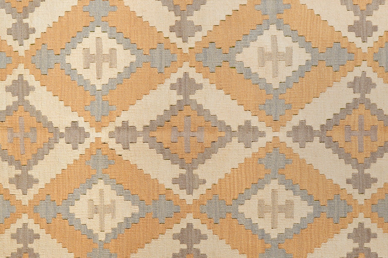 Kelim Gashgai — Handmade, 174x230 cm, Beige, 100% Virgin Wool | View 5