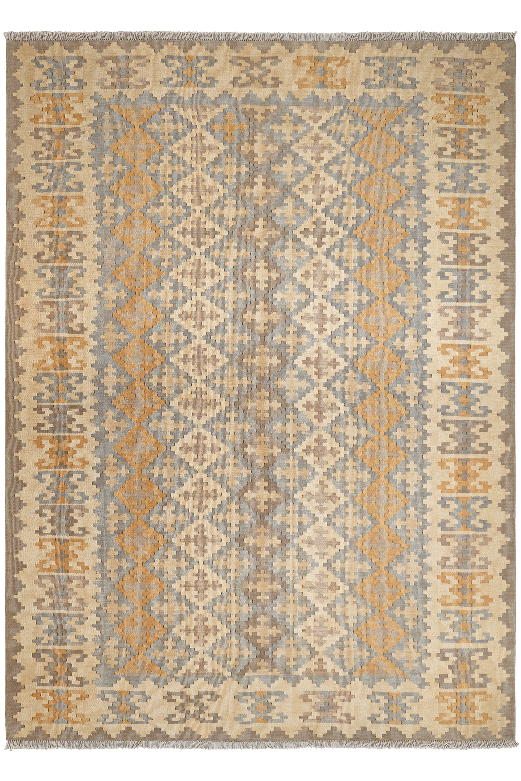 Kelim Gashgai — Handmade, 175x242 cm, Multicolor, 100% Virgin Wool | Main view
