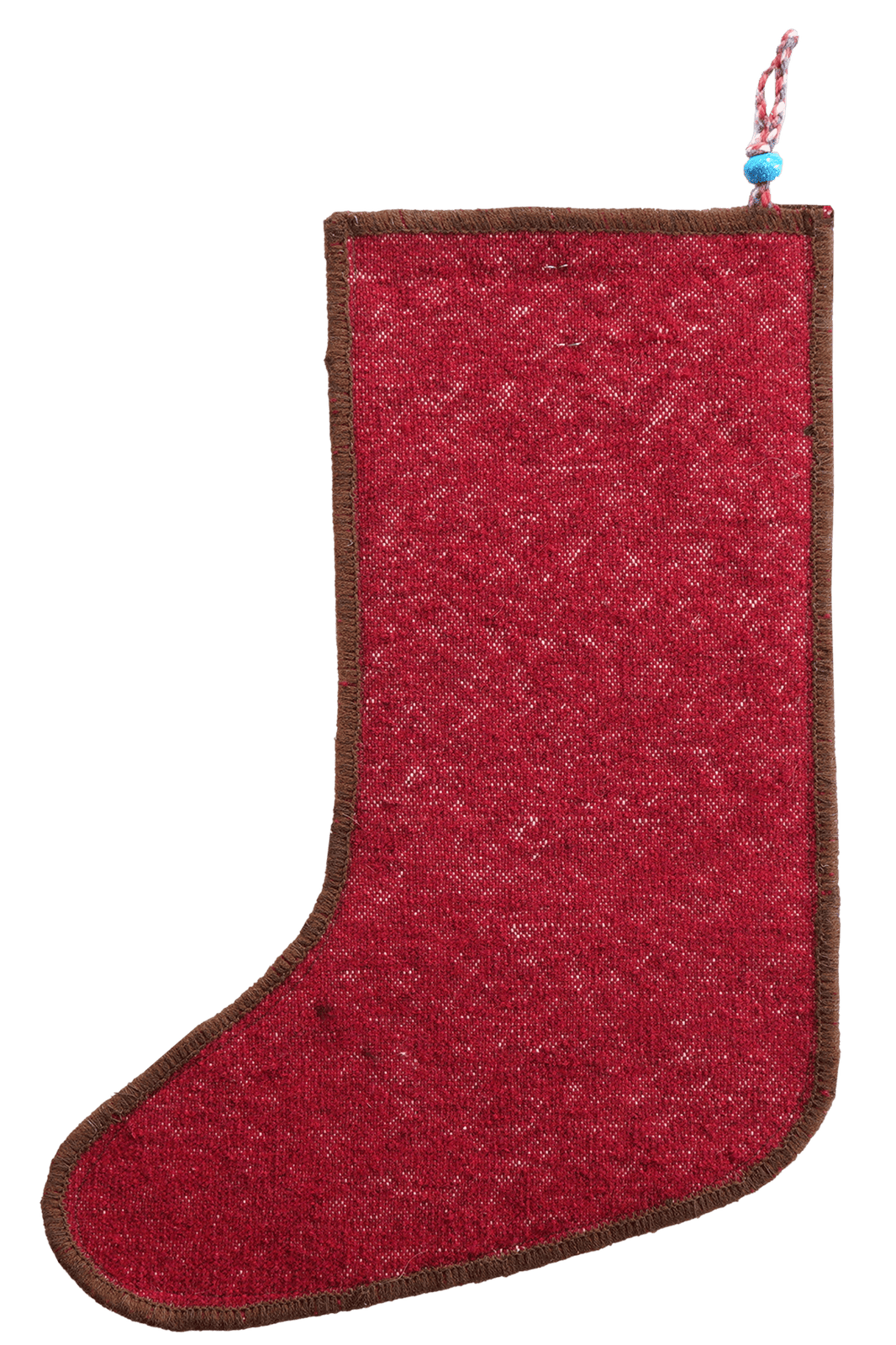 Weihnachtsstrumpf — Hand-knotted, 56x41 cm, Multicolor, 100% Virgin Wool | View 3
