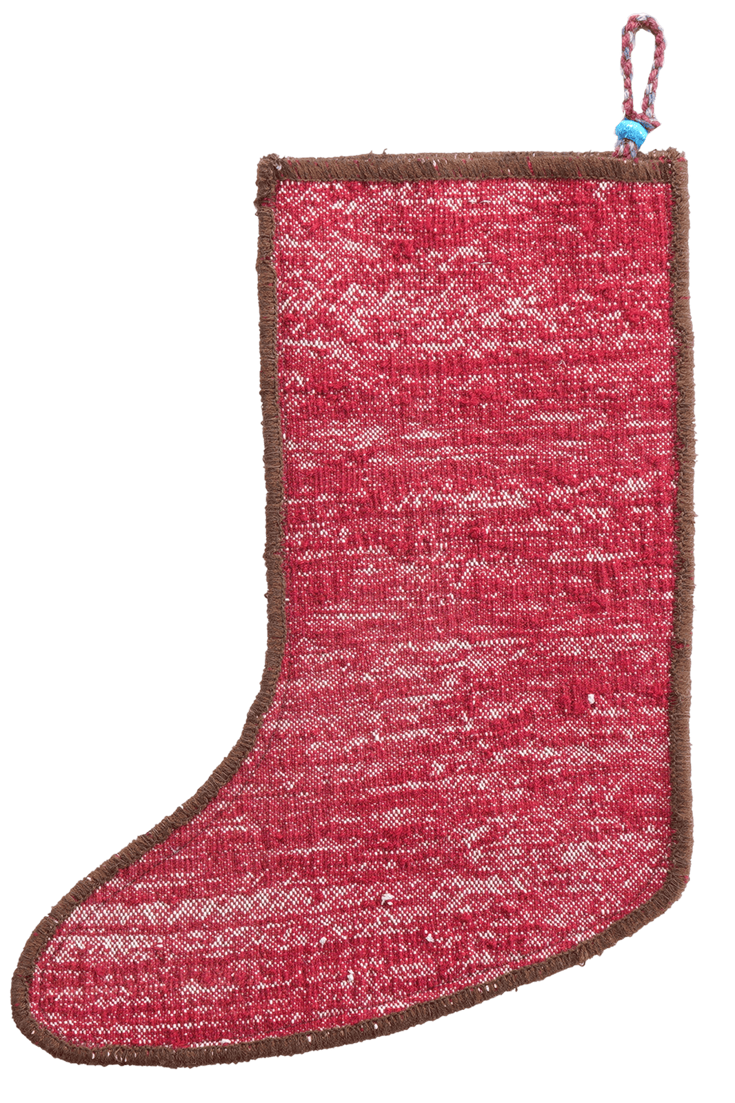 Weihnachtsstrumpf — Hand-knotted, 56x41 cm, Multicolor, 100% Virgin Wool | View 3