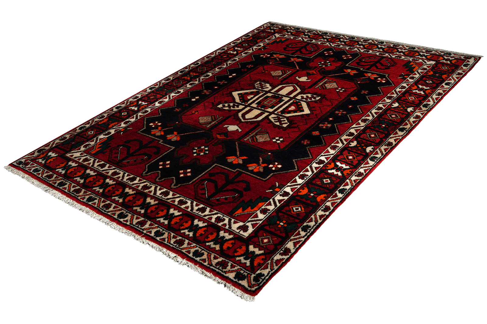 Bakhtiar — Hand-knotted, 153x197 cm, Blue, 100% Virgin Wool | View 5