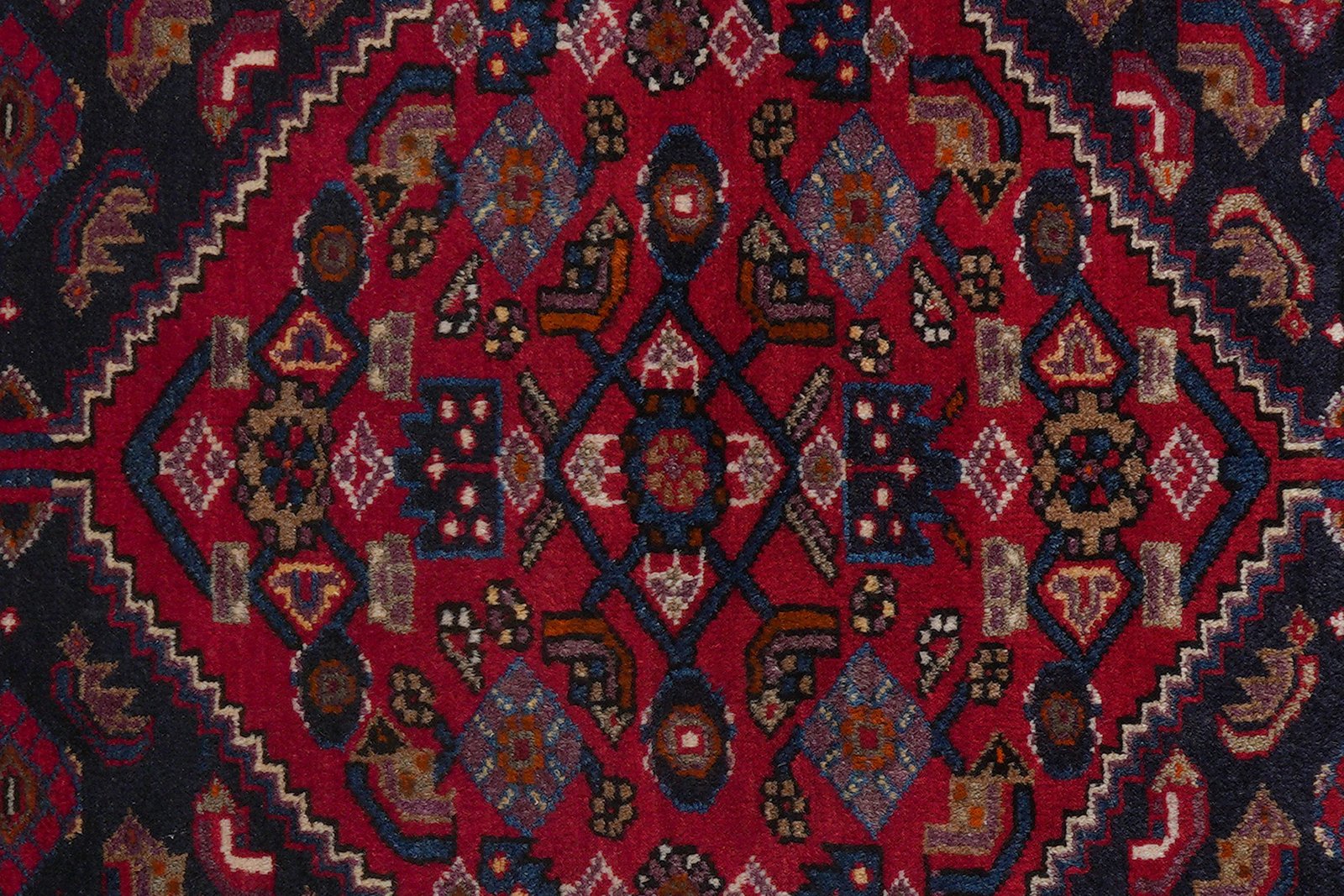 Khamseh — Hand-knotted, 133x221 cm, Blue, 100% Virgin Wool | View 6