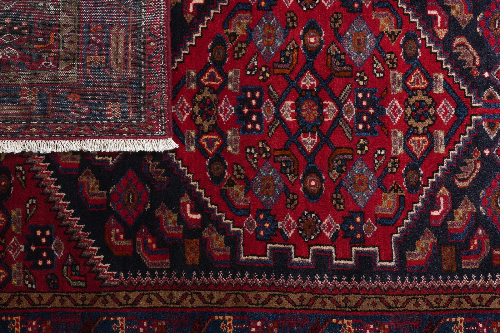 Khamseh — Hand-knotted, 133x221 cm, Blue, 100% Virgin Wool | View 7