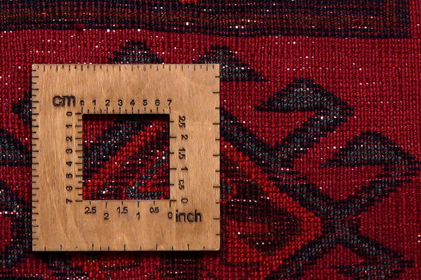 Lori — Hand-knotted, 190x248 cm, Red, 100% Virgin Wool | View 8
