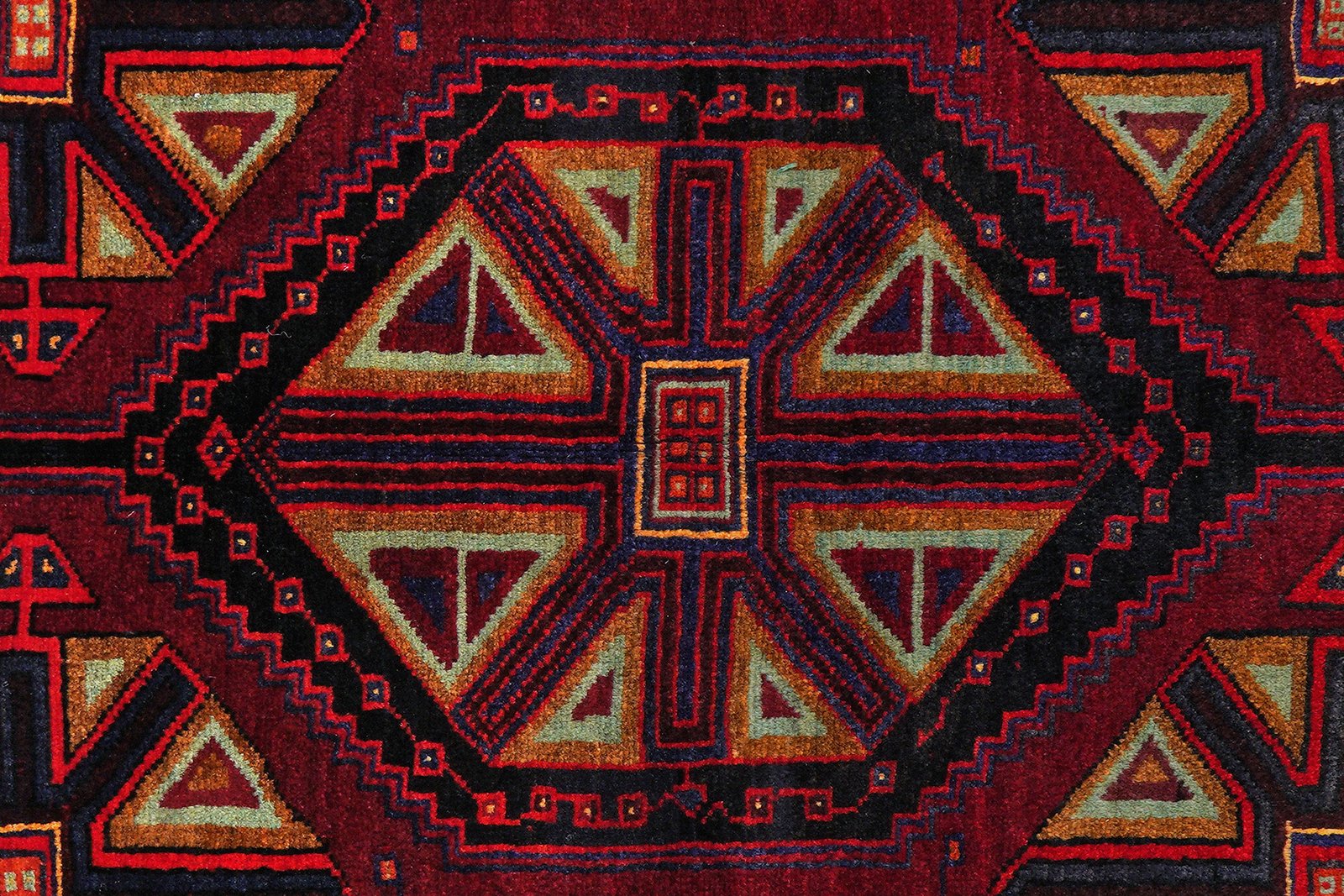 Lori — Hand-knotted, 160x201 cm, Blue, 100% Virgin Wool | View 6