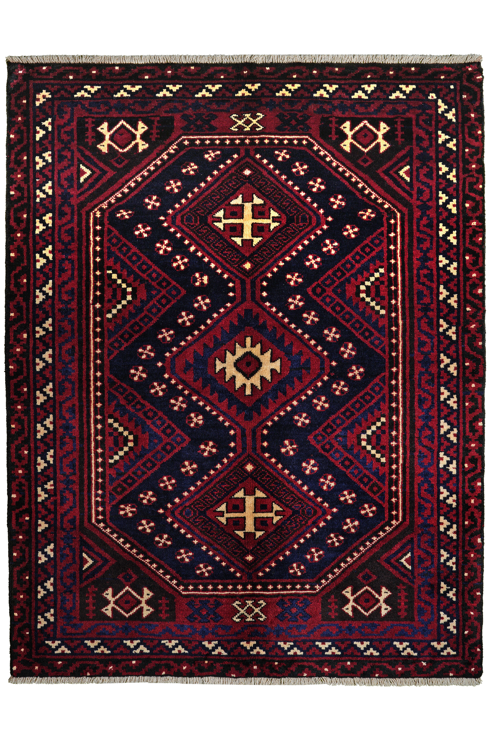 Lori — Handgefertigt, 191x144 cm, Bunt, 100% Virgin Wool | Main view