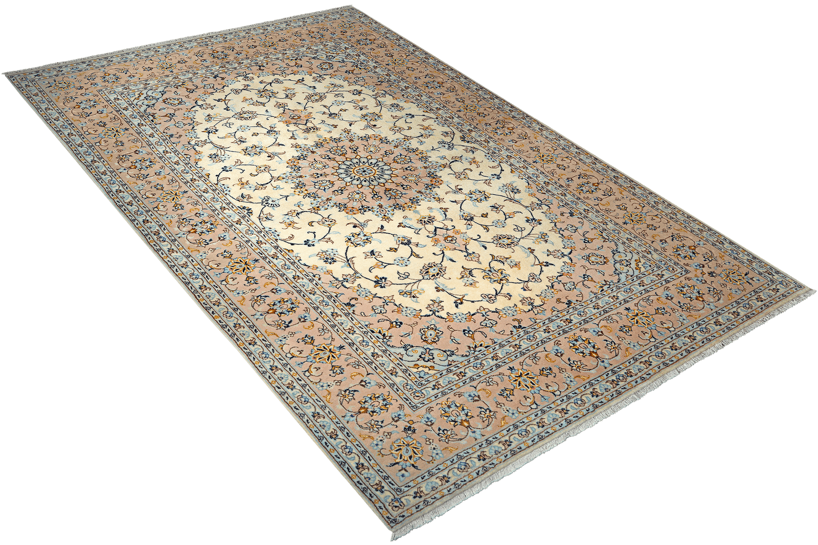 Yazd — Hand-knotted, 201x303 cm, Beige, 100% Virgin Wool | View 4
