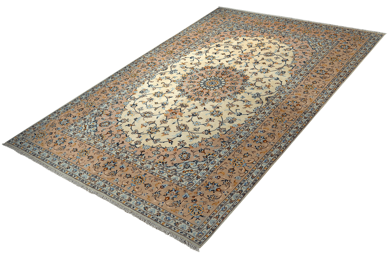 Yazd — Hand-knotted, 201x303 cm, Beige, 100% Virgin Wool | View 5