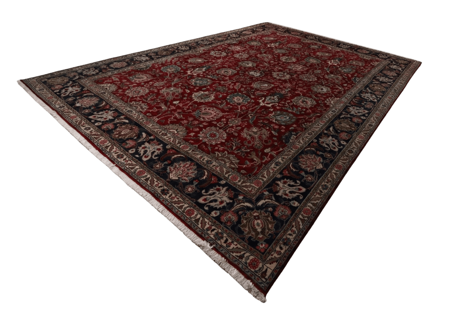 Tabriz — Hand-knotted, 292x404 cm, Red, 100% Virgin Wool | View 6