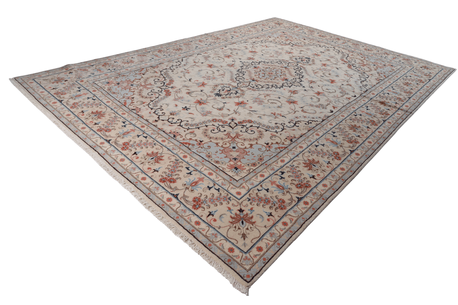 Yazd — Hand-knotted, 248x359 cm, Beige, 100% Virgin Wool | View 6