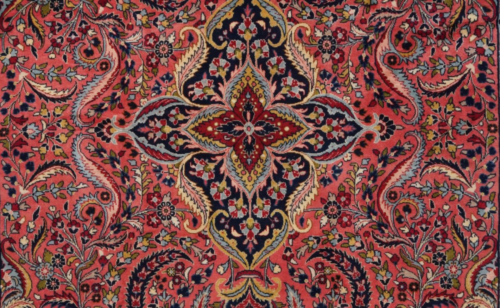 Mehreban — Hand-knotted, 260x326 cm, Red, 100% Virgin Wool | View 4